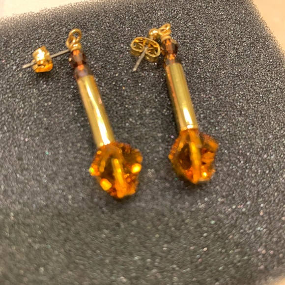 Swarovski Jewelry - Swarovski Topaz Earrings